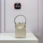 Mon Tresor-White leather minibag