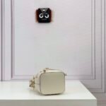 Mon Tresor-White leather minibag