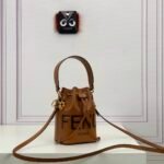 Mon Tresor-Brown leather minibag