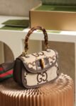 Gucci Bamboo 1947 Jumbo GG Small Top Handle Bag #675797