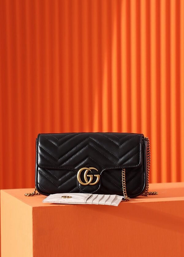 GG Marmont Mini Bag-Black#751526