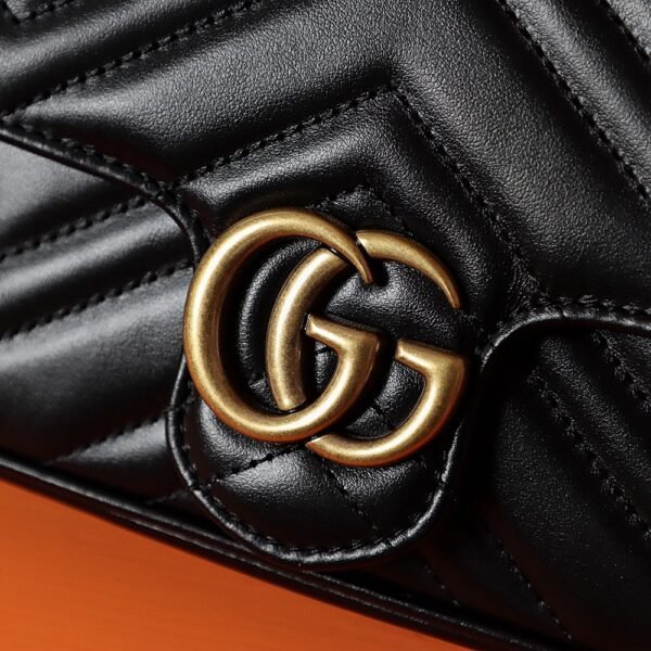 GG Marmont Mini Bag-Black#751526