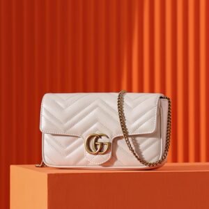 GG Marmont Mini Bag-White#751526