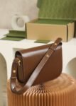 Gucci Horsebit 1955 Shoulder Bag-Brown #602204