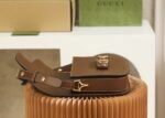 Gucci Horsebit 1955 Shoulder Bag-Brown #602204