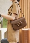 Gucci Horsebit 1955 Shoulder Bag-Brown #602204