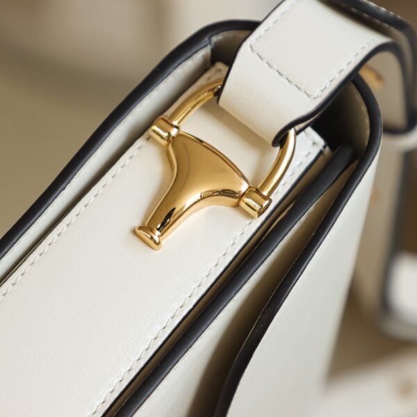 Gucci Horsebit 1955 Shoulder Bag-White #602204