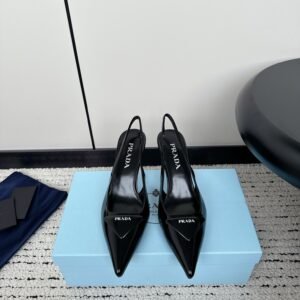 Patent Leather Slingback Pumps