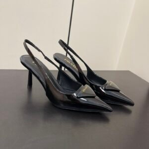 Patent Leather Slingback Pumps