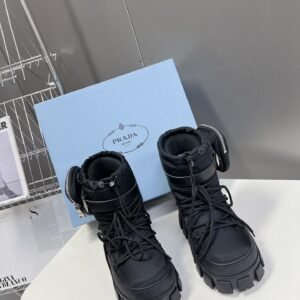 Re-Nylon Gabardine Après-ski Boots With Pouch