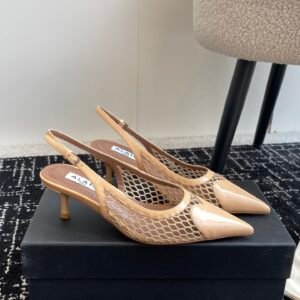 LE CŒUR SLINGBACKS IN FISHNET