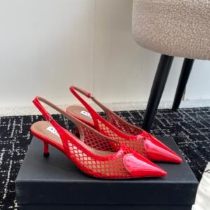 LE CŒUR SLINGBACKS IN FISHNET