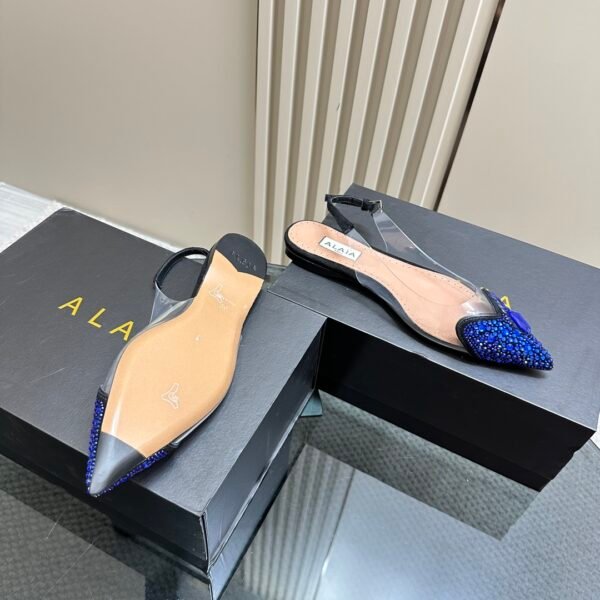 LE CŒUR FLAT SLINGBACKS IN PATENT CALFSKIN