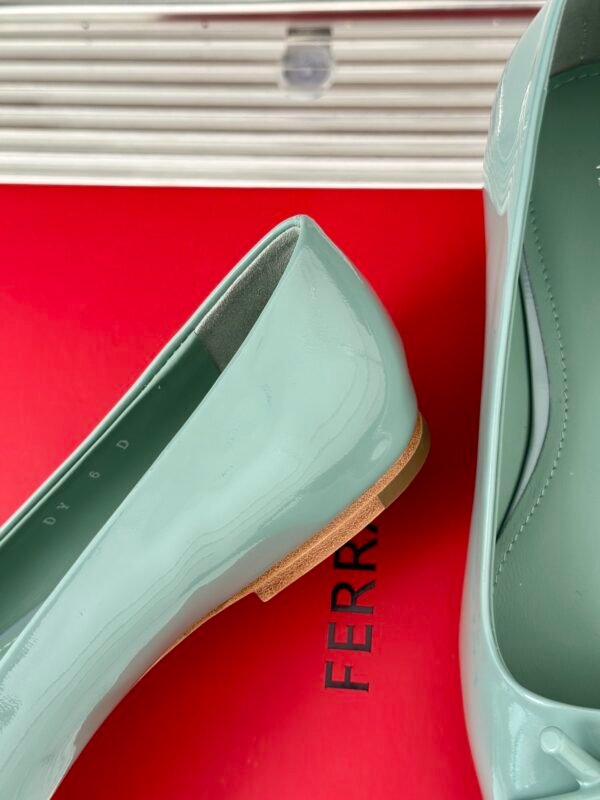 Ferragamo - Ballet Flat with Asymmetric Bow