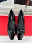 Ferragamo - Ballet Flat with Asymmetric Bow