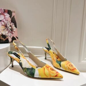 Dolce&Gabbana - GABARDINE SLINGBACKS