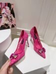 Dolce&Gabbana - LACE RAINBOW PUMPS WITH BROOCH DETAILING