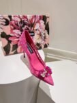 Dolce&Gabbana - LACE RAINBOW PUMPS WITH BROOCH DETAILING