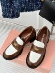 Miu Miu - Brushed Leather Loafers