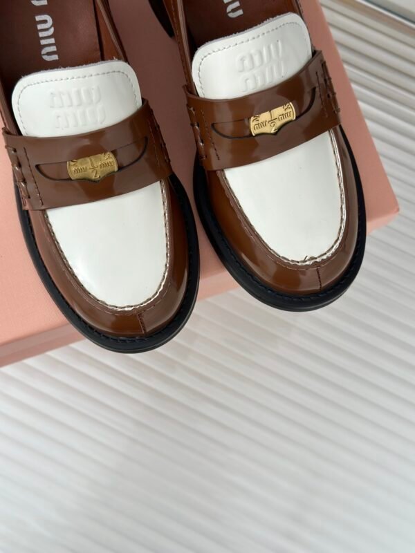 Miu Miu - Brushed Leather Loafers