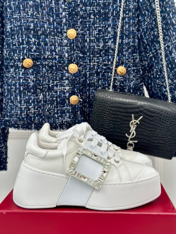 Roger Vivier - Viv' Skate Sneakers in Leather