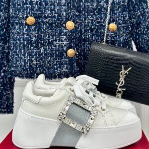 Roger Vivier - Viv' Skate Sneakers in Leather