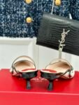 Roger Vivier - Mary Jane Virgule Mules in Patent Leather