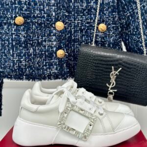 Roger Vivier - Viv' Skate Sneakers in Leather