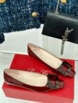 Roger Vivier - Belle Vivier Ballerinas in Patent Leather