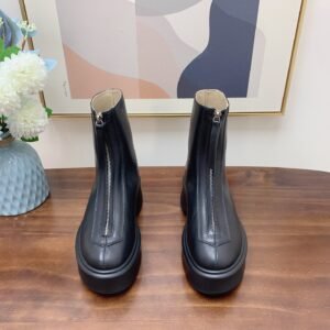 The Row - Zipped Boot I in Leather